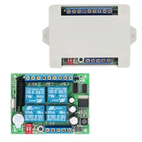 ZK4PC-DC四路学习型433M麻豆TV在线观看遥控 开关控制器